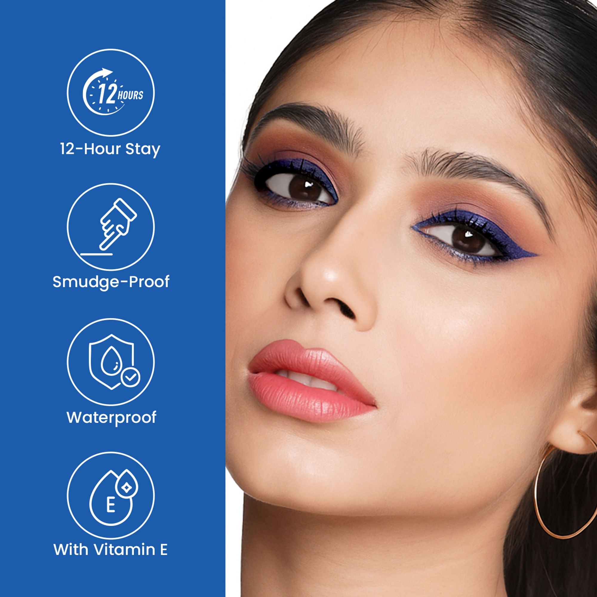 Swiss Beauty Intense Gel Kajal 12-Hour Stay Smudge-Proof with Sharpener - 8904325004380_10smoky
