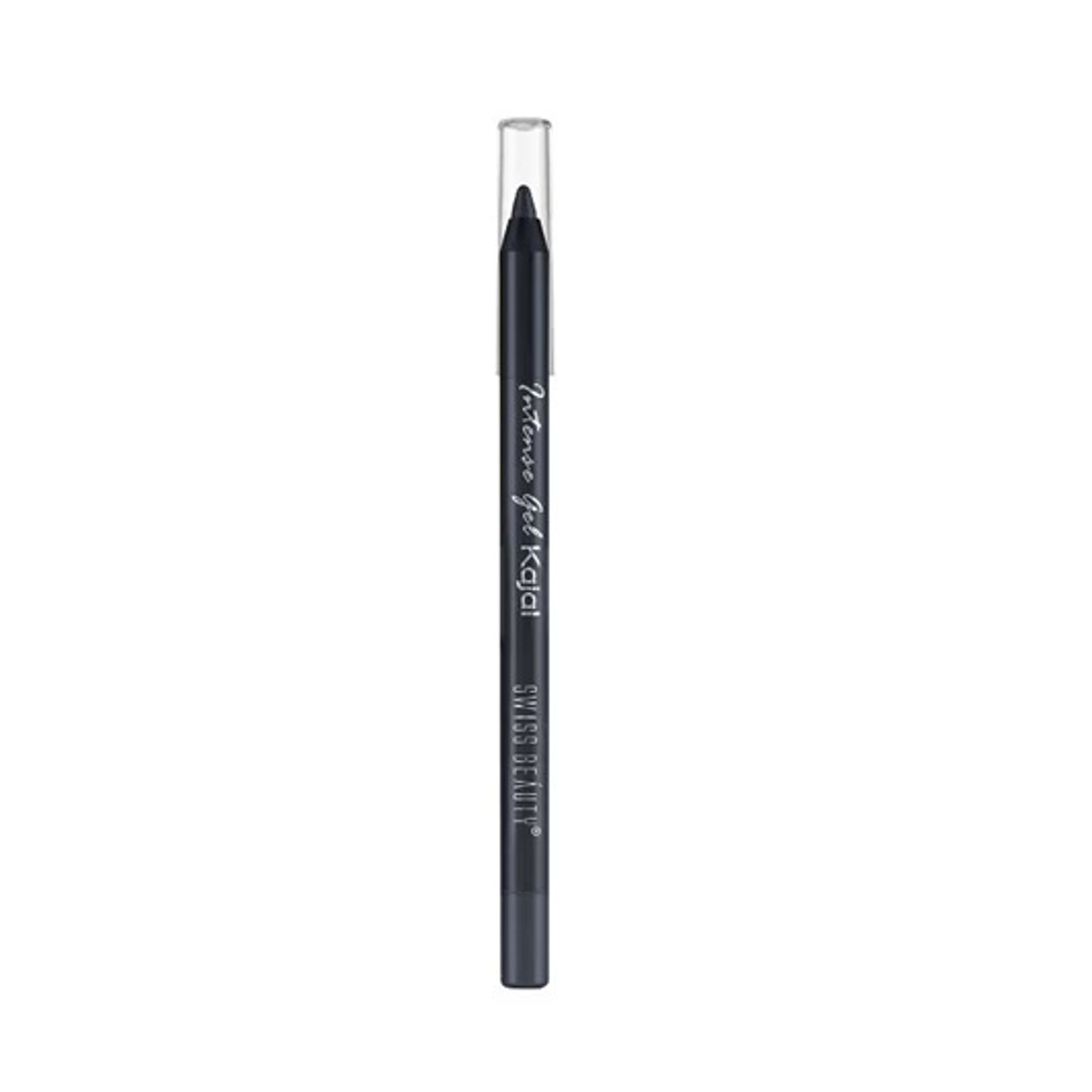 Swiss Beauty Intense Gel Kajal 12-Hour Stay Smudge-Proof with Sharpener - 8904325004380_10smoky