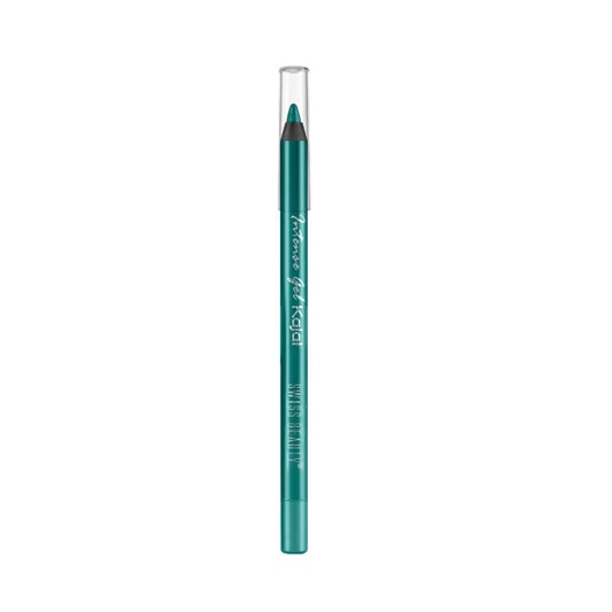 Swiss Beauty Intense Gel Kajal 12-Hour Stay Smudge-Proof with Sharpener - 8904325004441_11turquoise