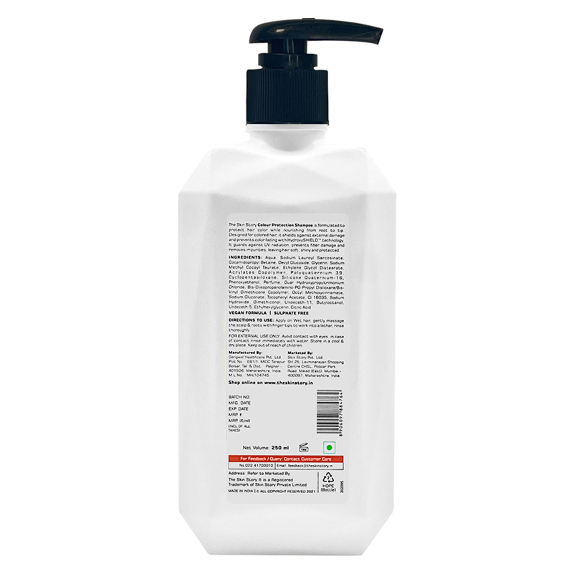 The Skin Story Colour Protection Shampoo For Vibrant Soft Shiny Hair