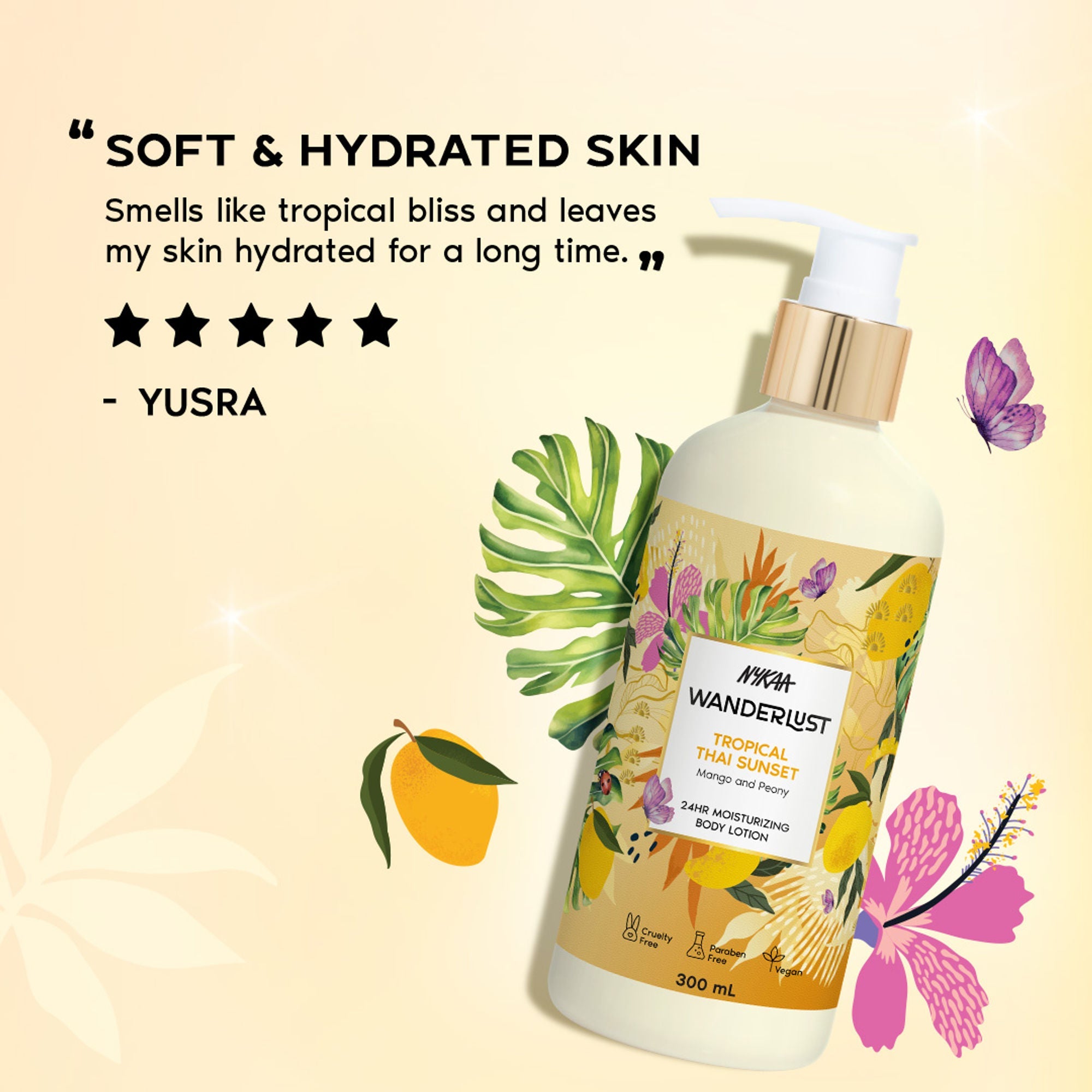 Wanderlust Moisturizing Body Lotion - Tropical Thai Sunset