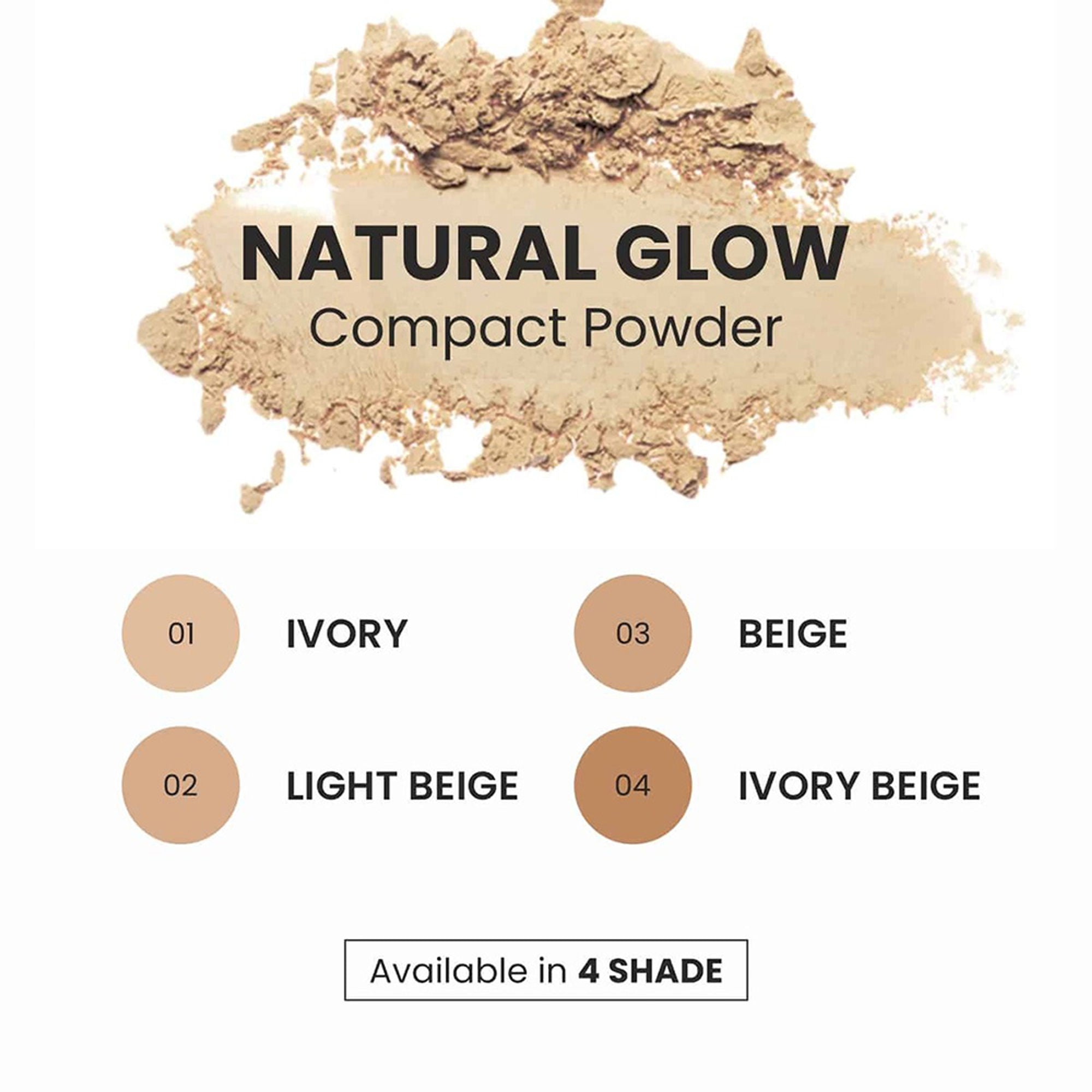 VERYMISS Natural Glow Compact Powder - 03 Beige