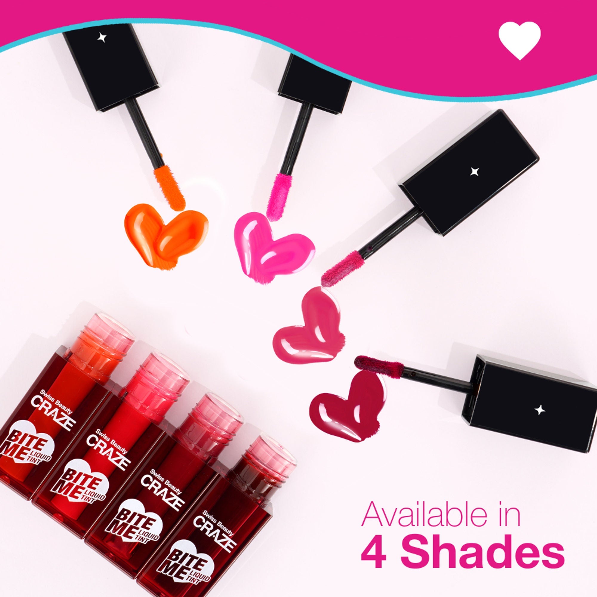 Swiss Beauty CRAZE Bite Me Liquid Tint - 3 Baddie Berry