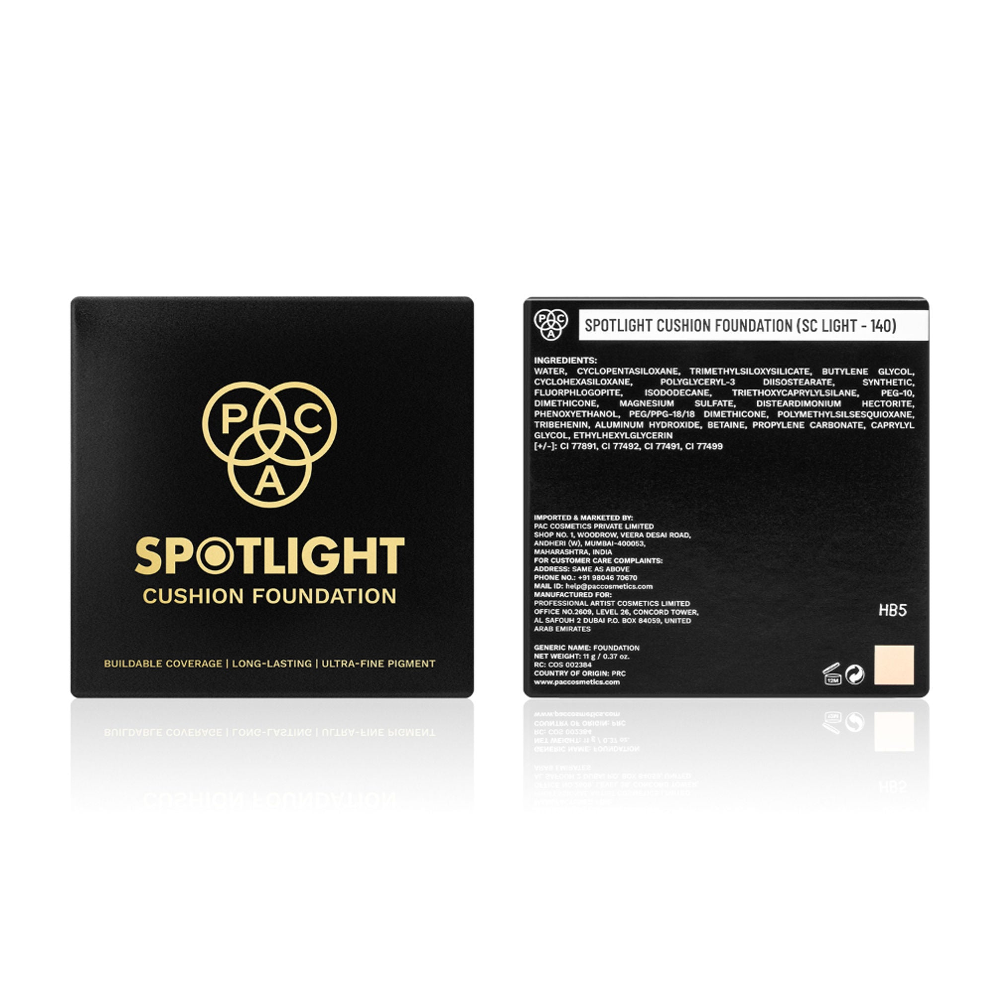 PAC Studio Spotlight Cushion Foundation - Sc Light 140