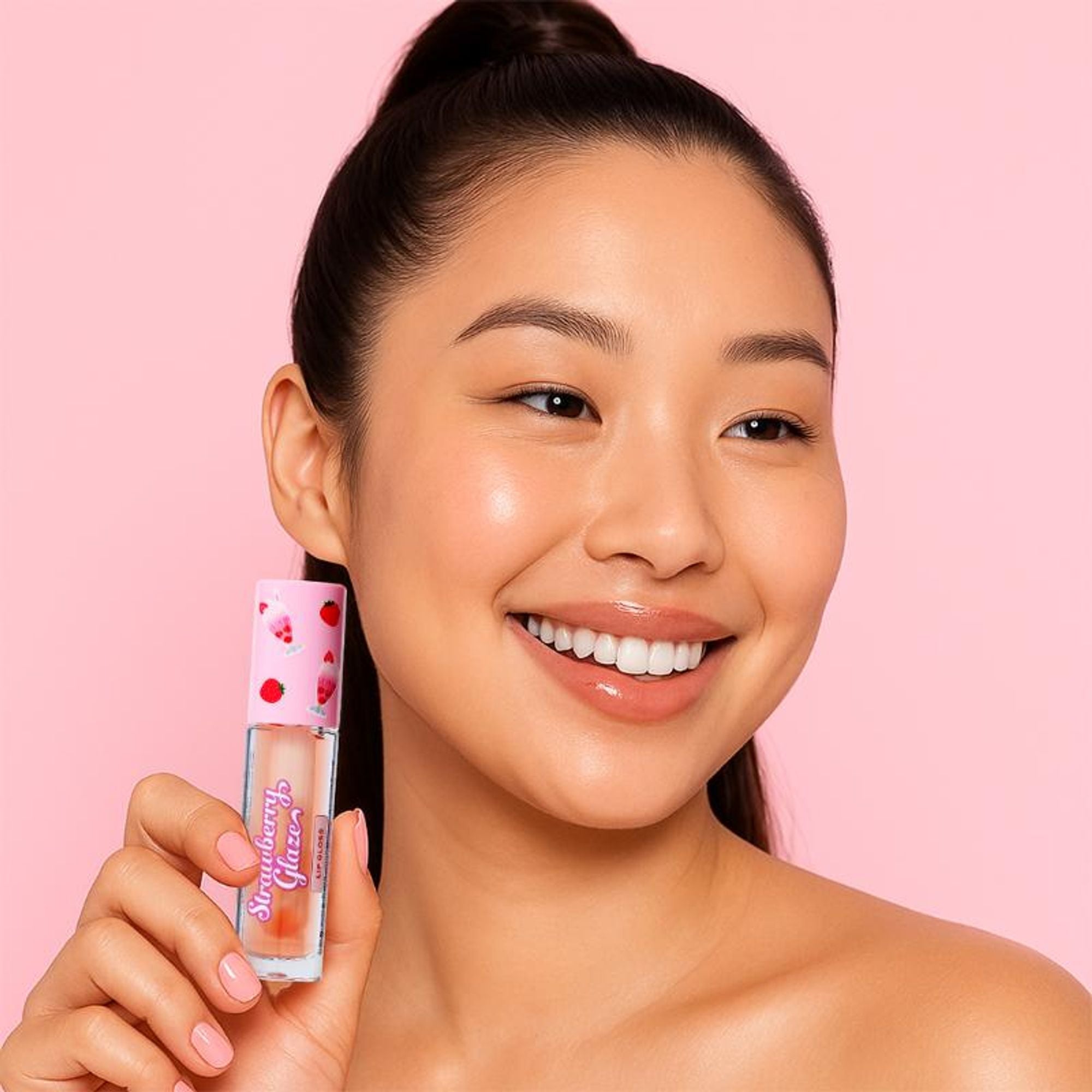 Makeup Revolution Strawberry Glaze Lip Gloss - Udderly Obsessed