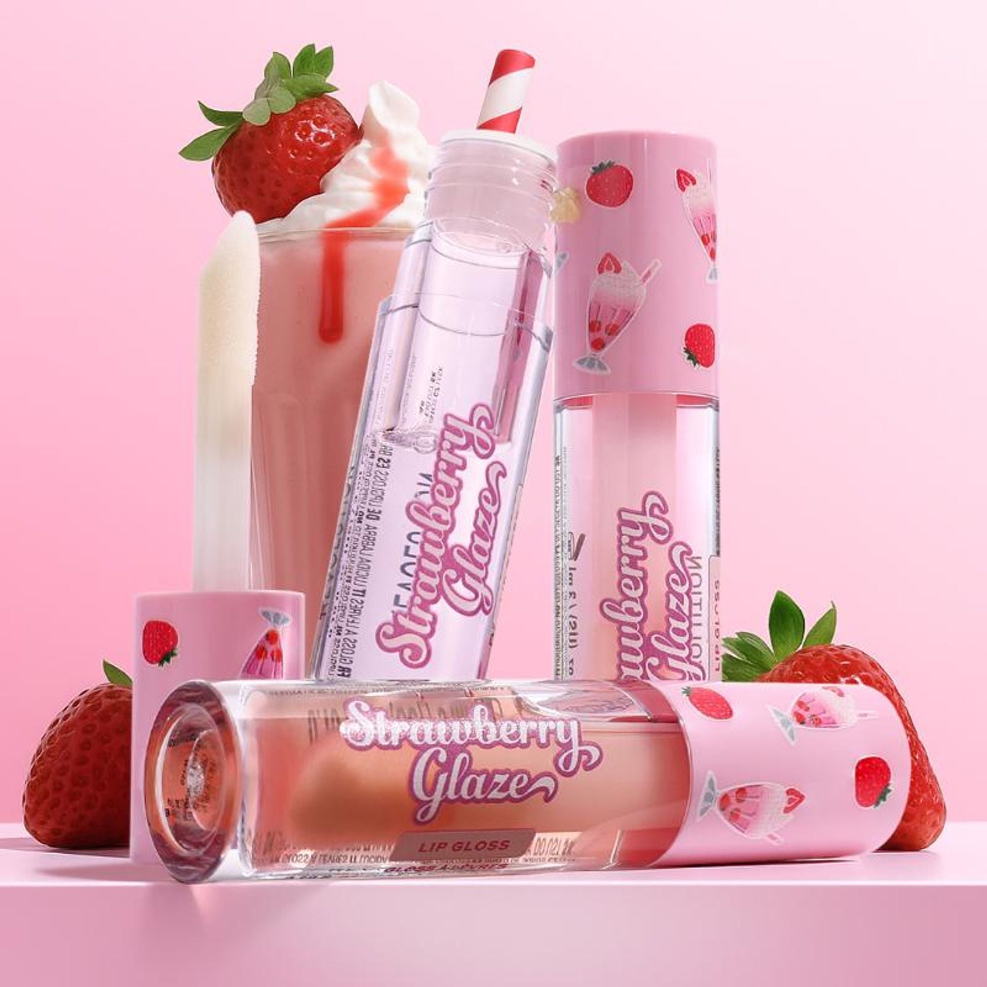 Makeup Revolution Strawberry Glaze Lip Gloss - Udderly Obsessed