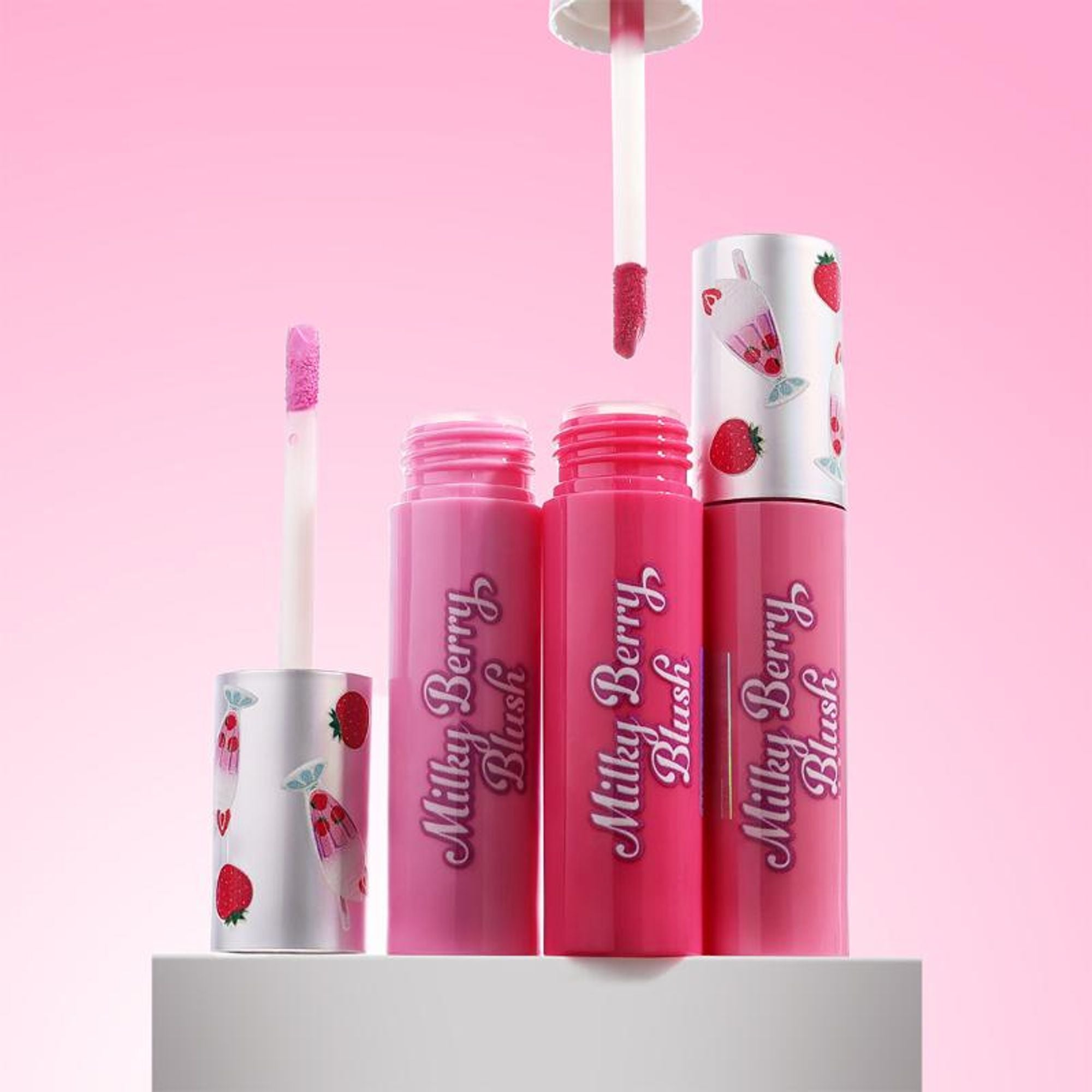 Makeup Revolution Milkshake Lip + Cheek Tint - Pink Passion