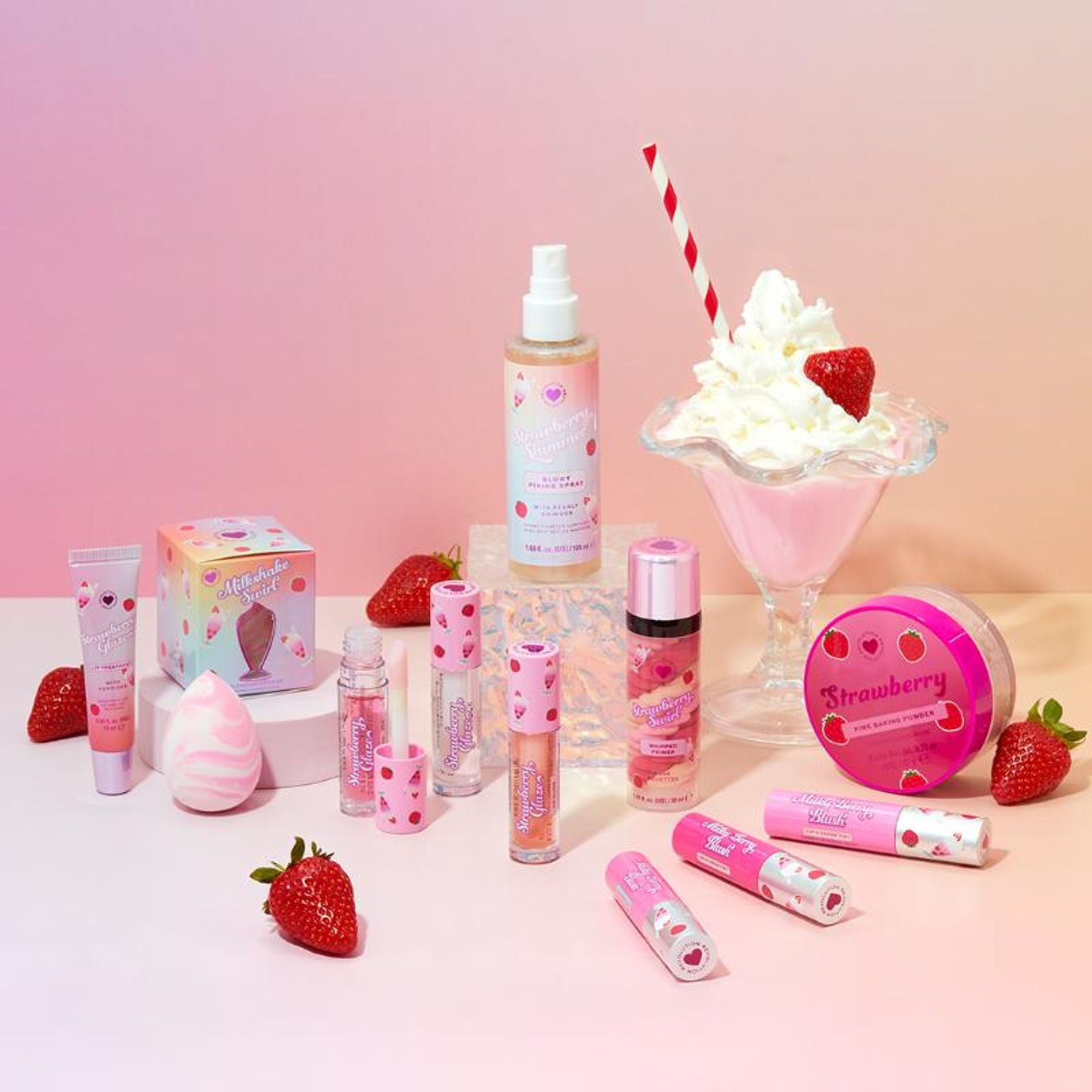 Makeup Revolution Milkshake Lip + Cheek Tint - Pink Passion