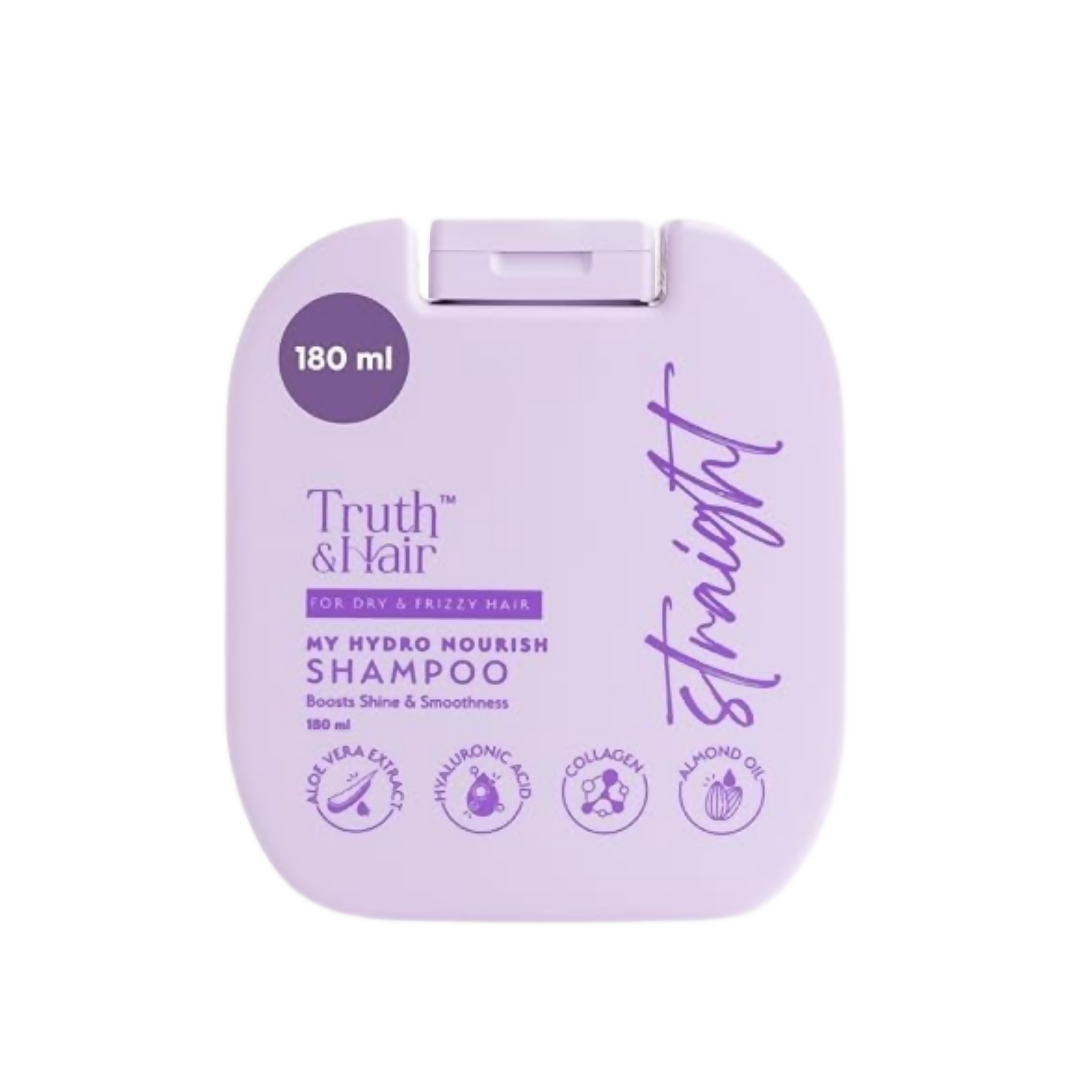 Truth & Hair Hydro Nourish Shampoo For Straight Hair With Sweet Almond Oil