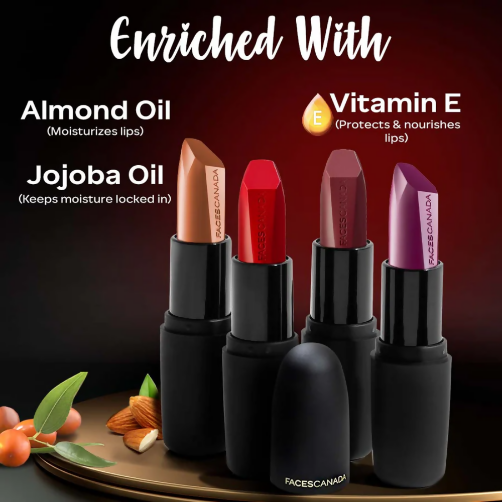 Faces Canada Weightless Matte Finish Lipstick - Flamboyant Plum 12
