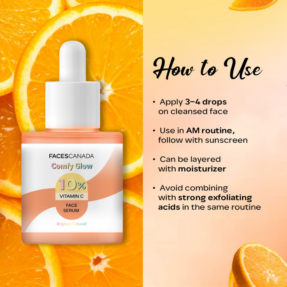 Faces Canada Comfy Glow 10% Vitamin C Face Serum