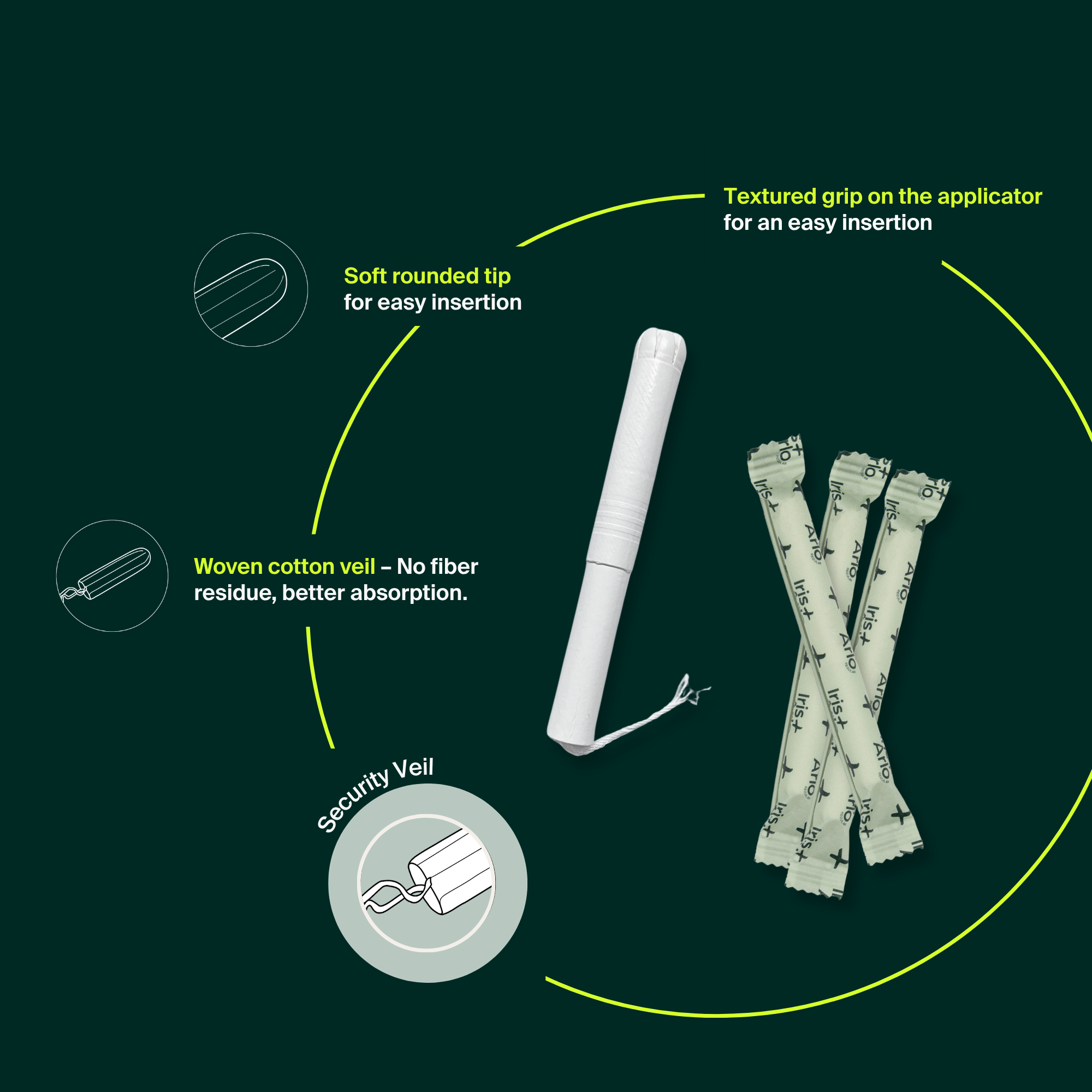 Applicator Tampons, Cardboard Applicator - regular - Bulk (600)