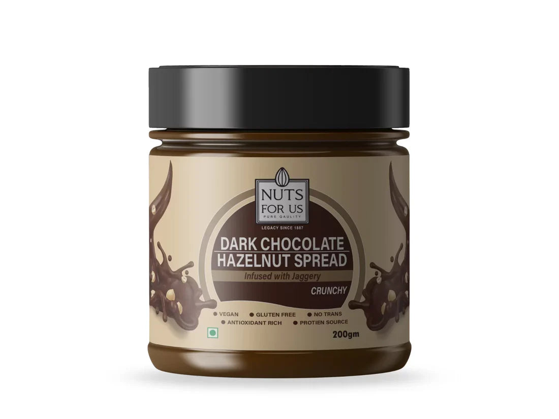 Nuts for us Dark Chocolate Hazel Nuts Spreads
