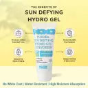 Fuschia Sun Defying Hydro Gel Sunscreen with SPF 50+ and UVA/UVB Protection