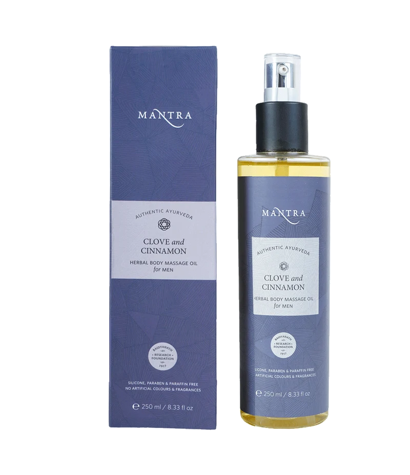 Mantra Clove & Cinnamon Herbal Body Massage Oil