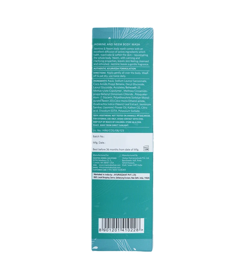 Mantra Jasmine And Neem Body Wash
