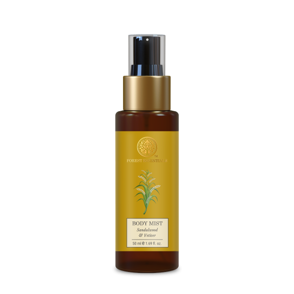 Forest Essentials Body Mist Sandalwood & Vetiver (50Ml)