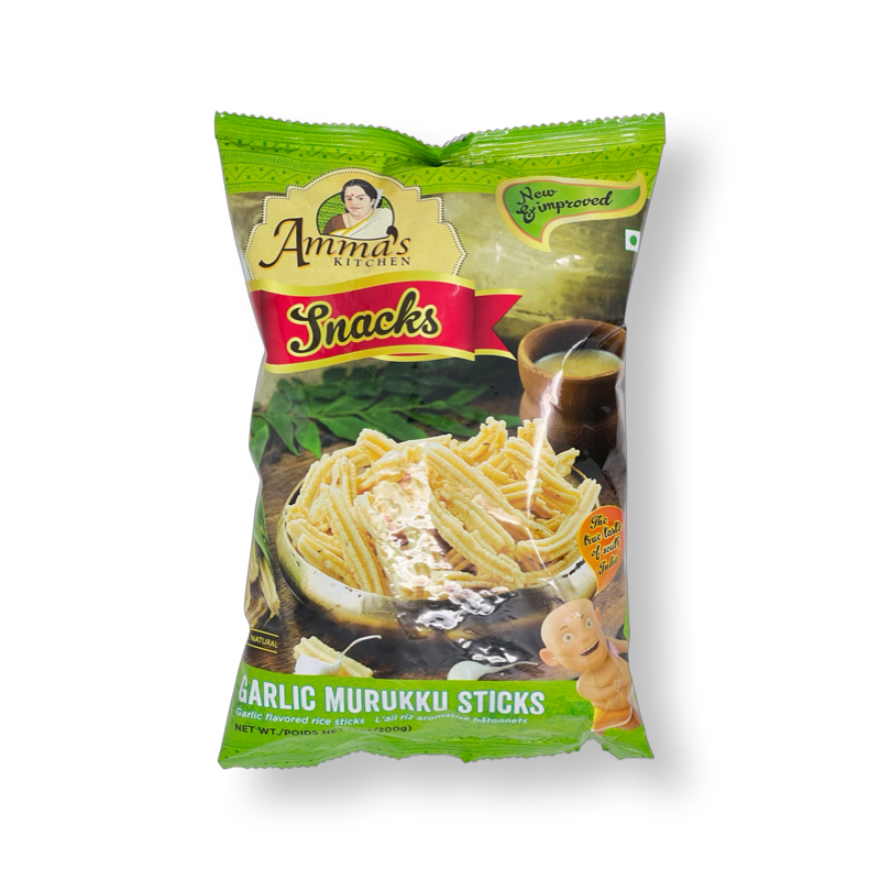 Ammas Kitchen Garlic Murukku Sticks 200g