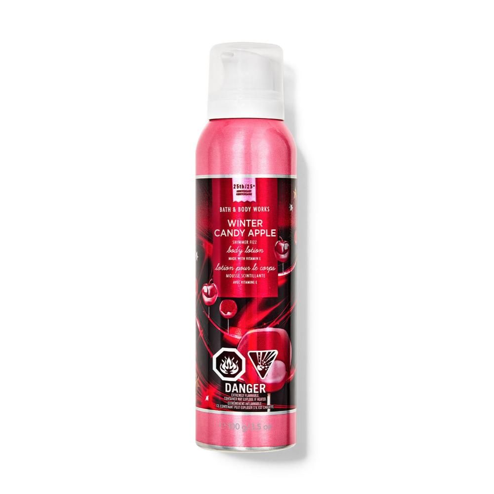 Bath & Body Works Winter Candy Apple Shimmer Fizz Body Lotion