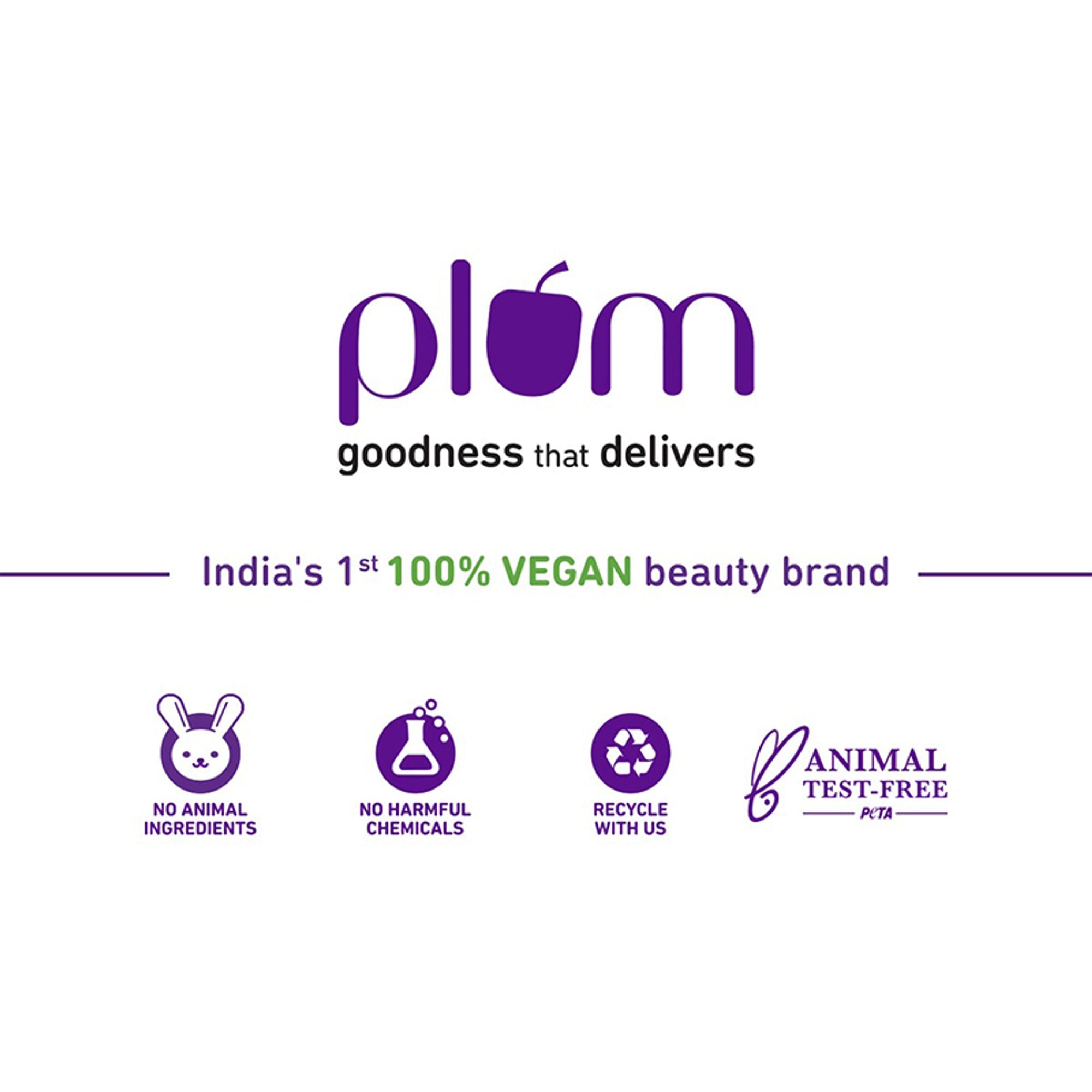 Plum Coconut & Squalane Nutri-Shine Hair Serum For Smooth- Shiny Hair