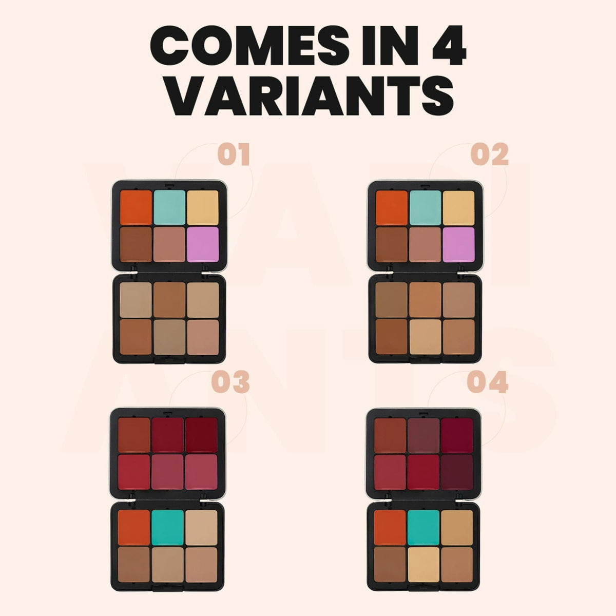 MARS Cosmetics Cover Rangers Concealer Palette - 3