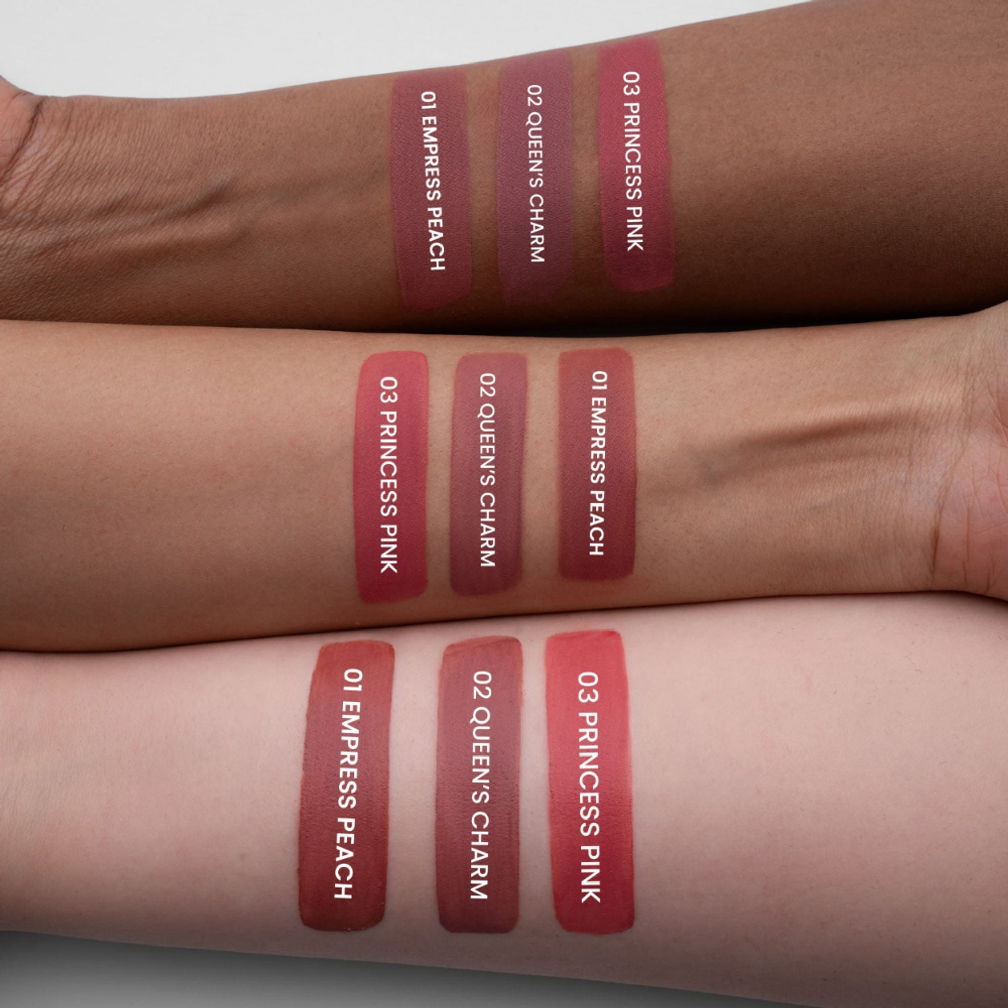 MARS Cosmetics Queen Of Mattes Reds & Maroons Liquid Lipsticks - Peaches Nude
