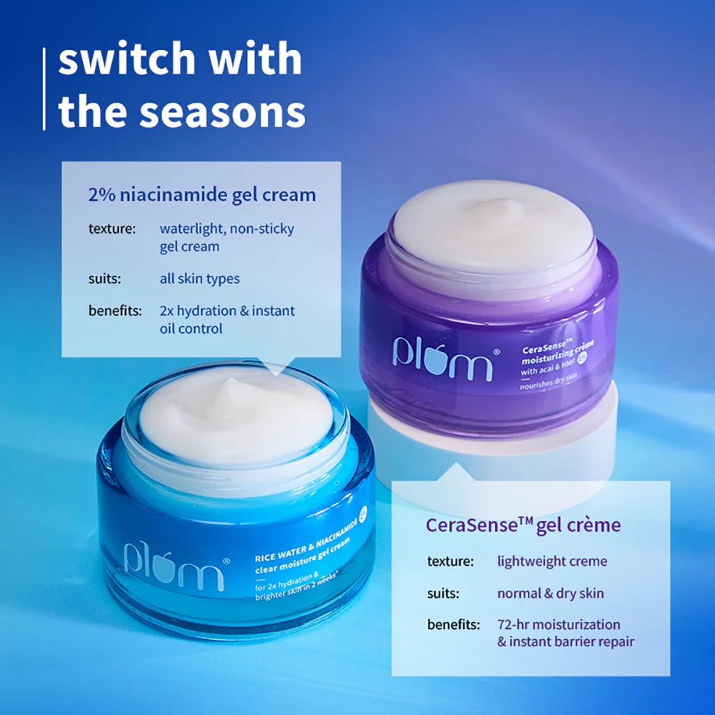 Plum 2% Niacinamide & Rice Water Daily Brightening Gel Cream