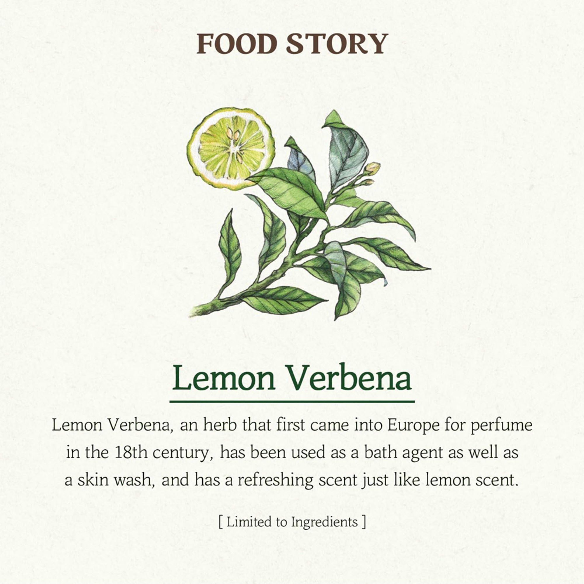 Skinfood Lemon Verbena Body Lotion - Soothing, Refreshing, Skin Softening