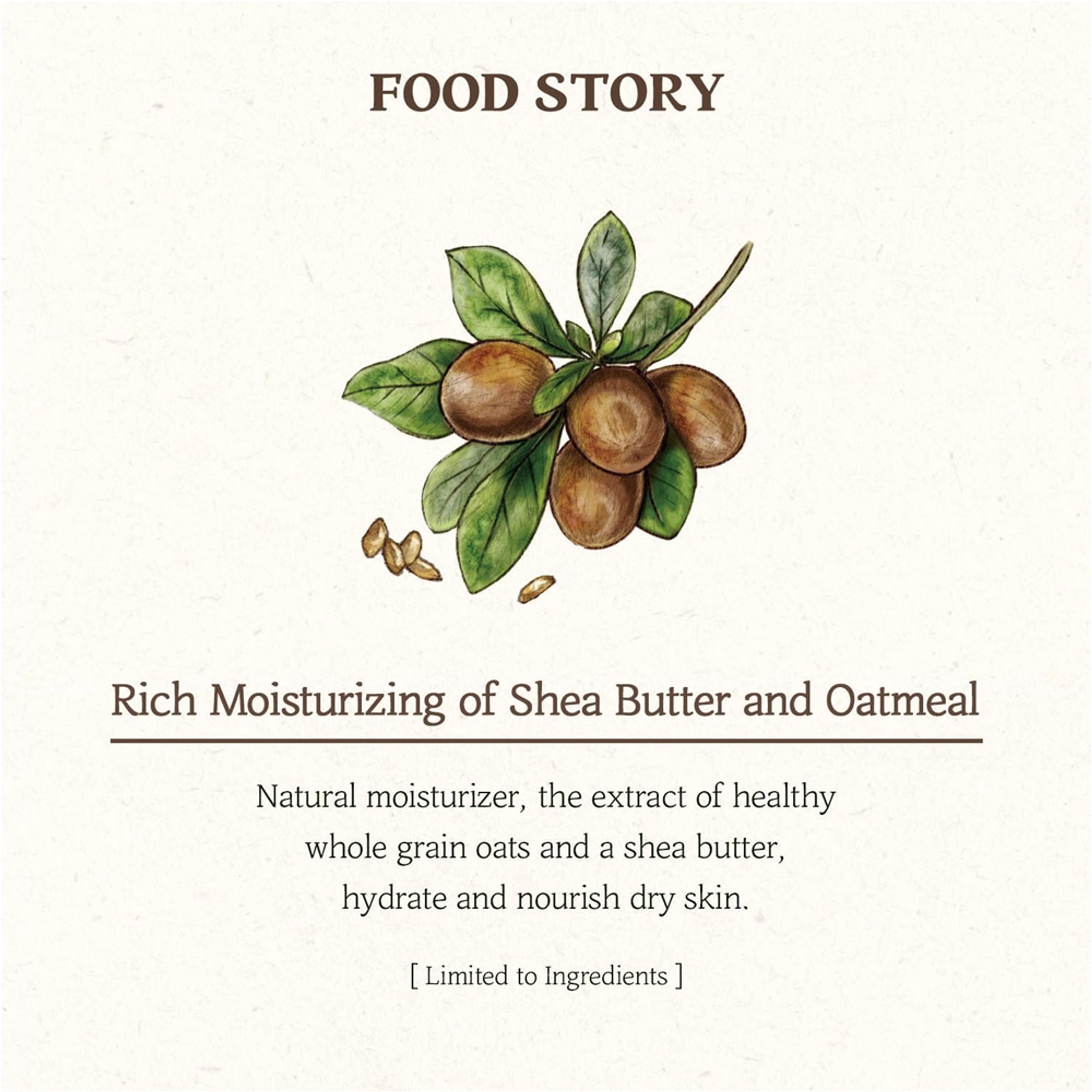 Skinfood Intensive Shea Butter Cream Wash - Nourishing, Moisturizing, Skin Softening