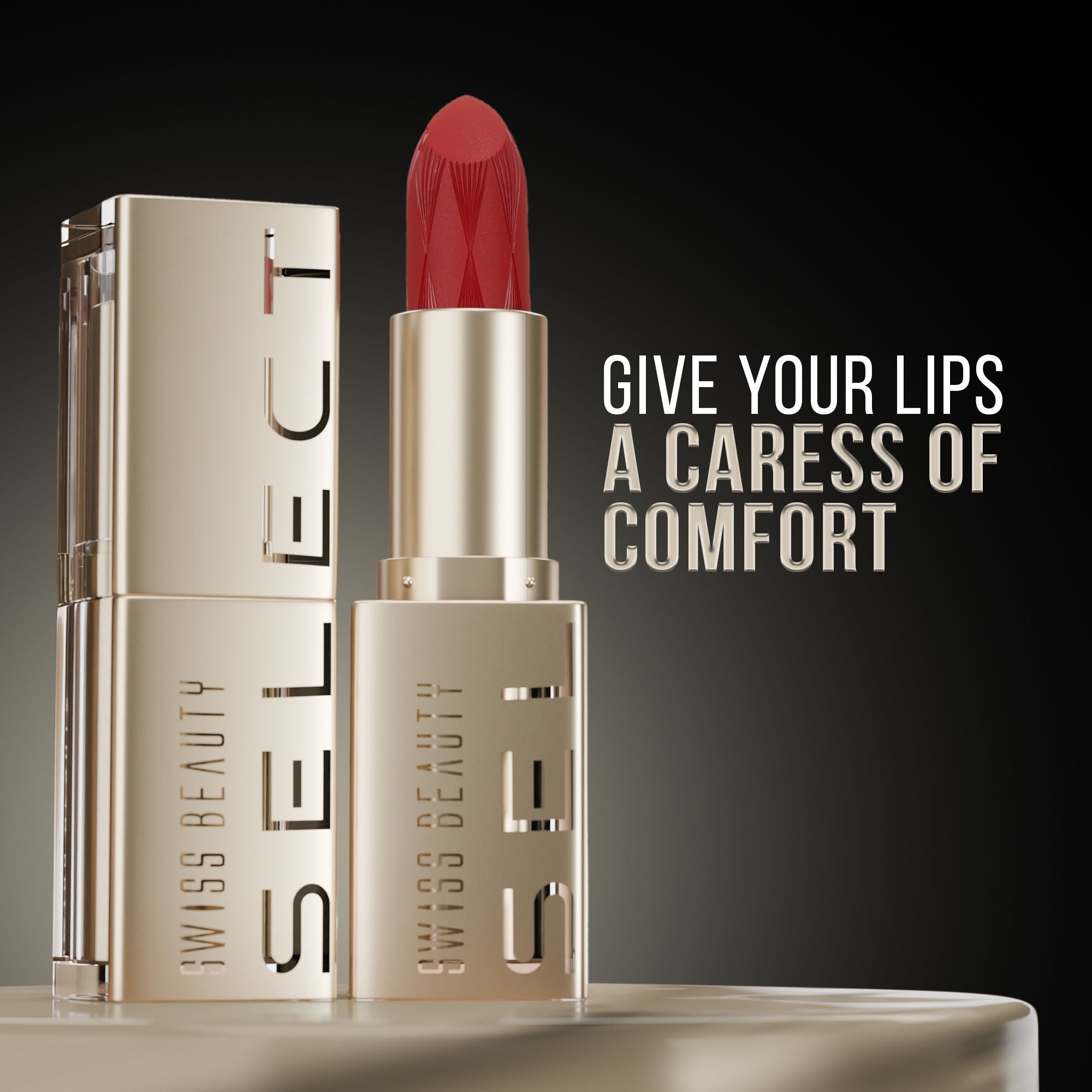 Swiss Beauty Select Creme Touch Hydrating Lipstick - 6 Majestic Mauve
