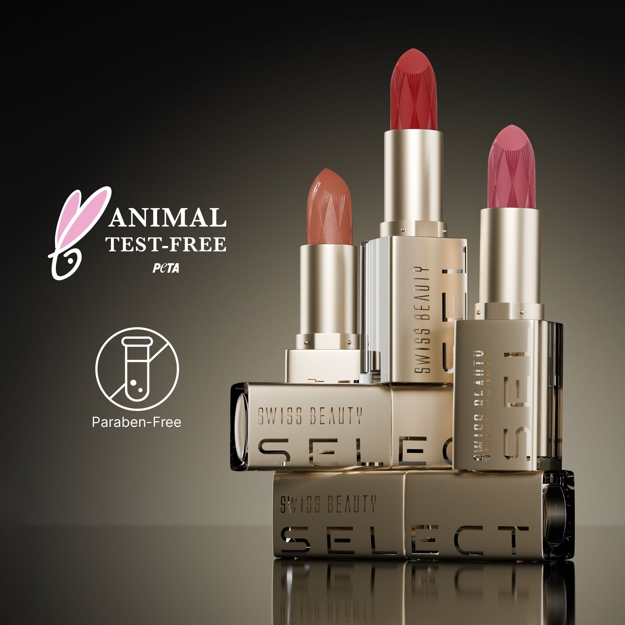 Swiss Beauty Select Creme Touch Hydrating Lipstick - 6 Majestic Mauve