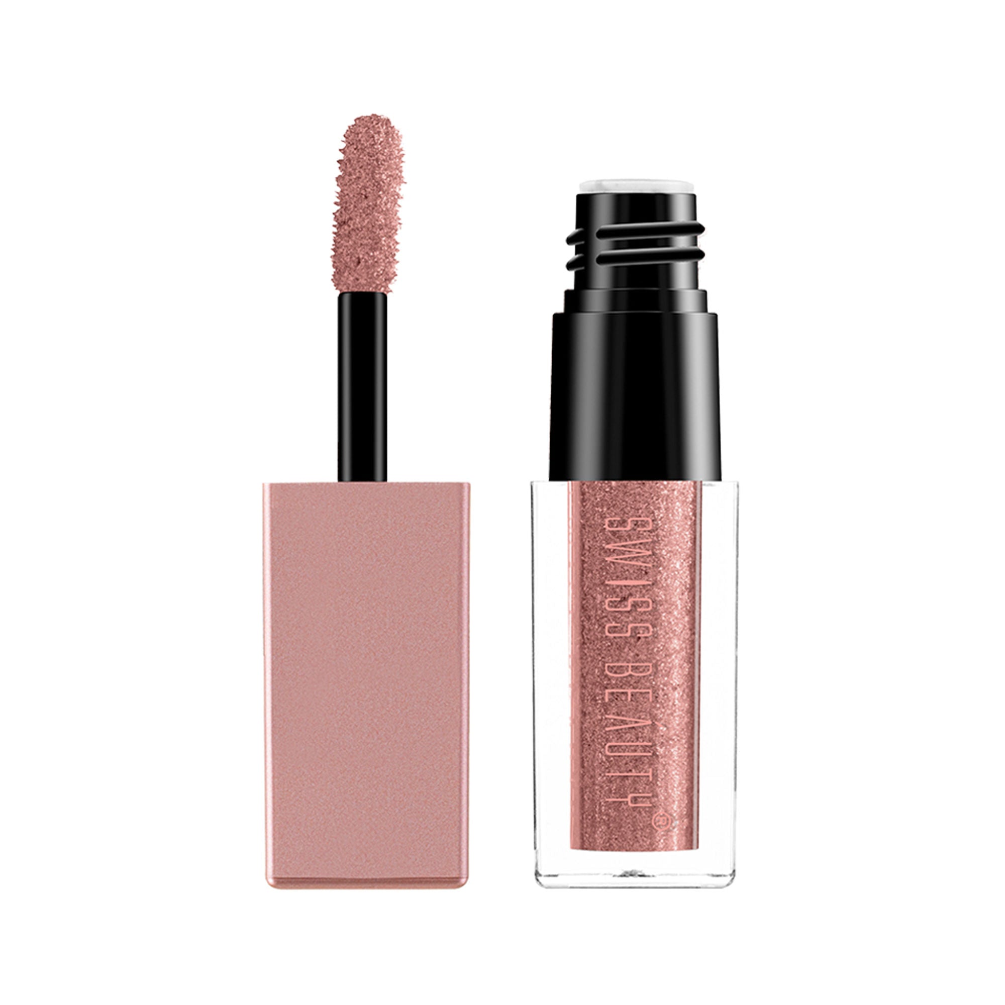 Swiss Beauty Metallic Liquid Eyeshadow - 05 Rose Gold Retro
