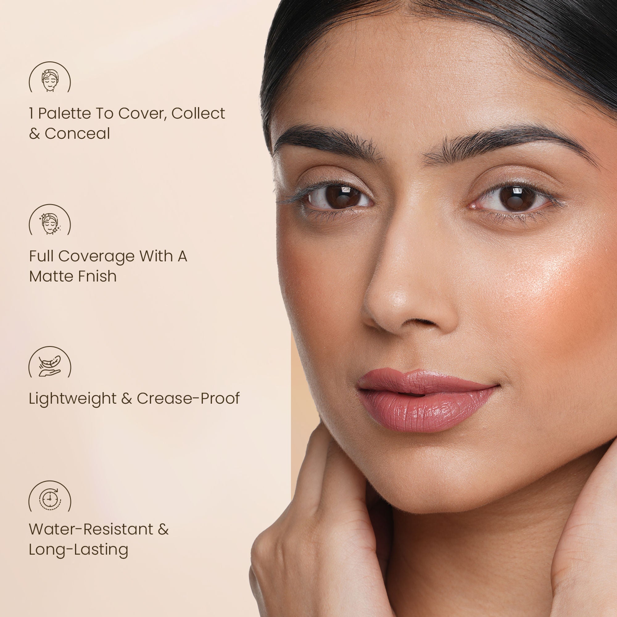Swiss Beauty Cover Studio Ultra Base Concealer Palette - 1