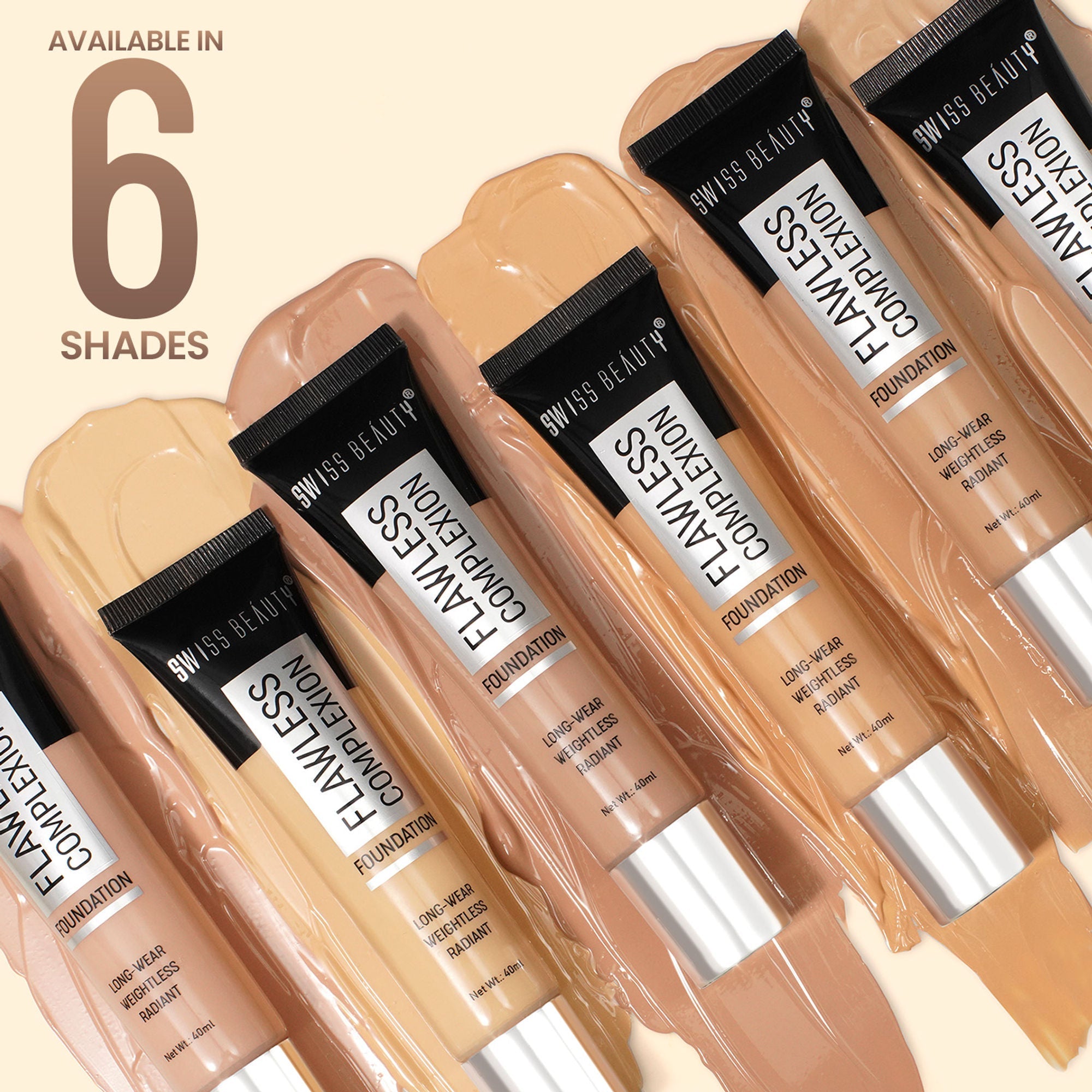 Swiss Beauty Flawless Complexion Foundation - 5 Pale Medium