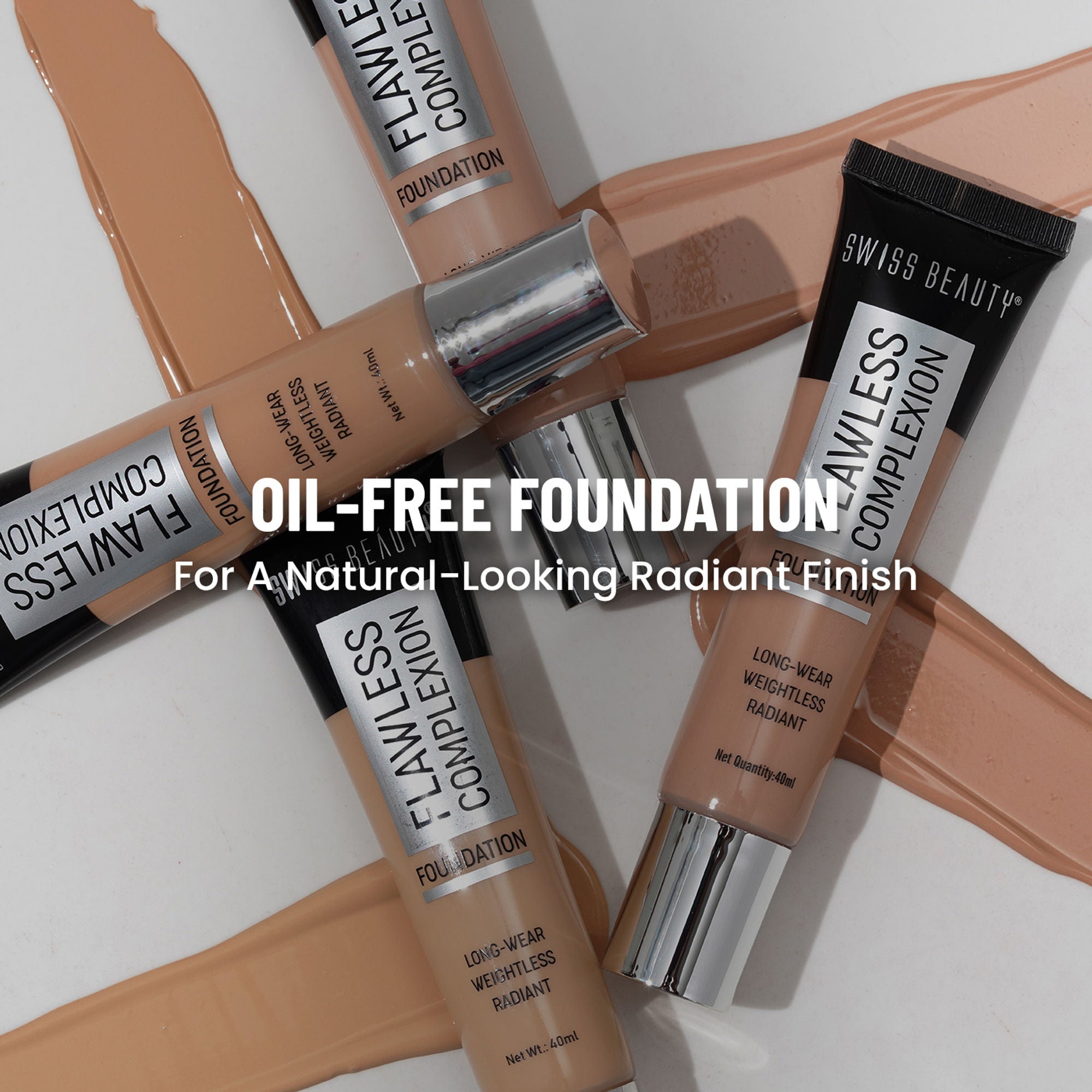 Swiss Beauty Flawless Complexion Foundation - 6 Beige Sand