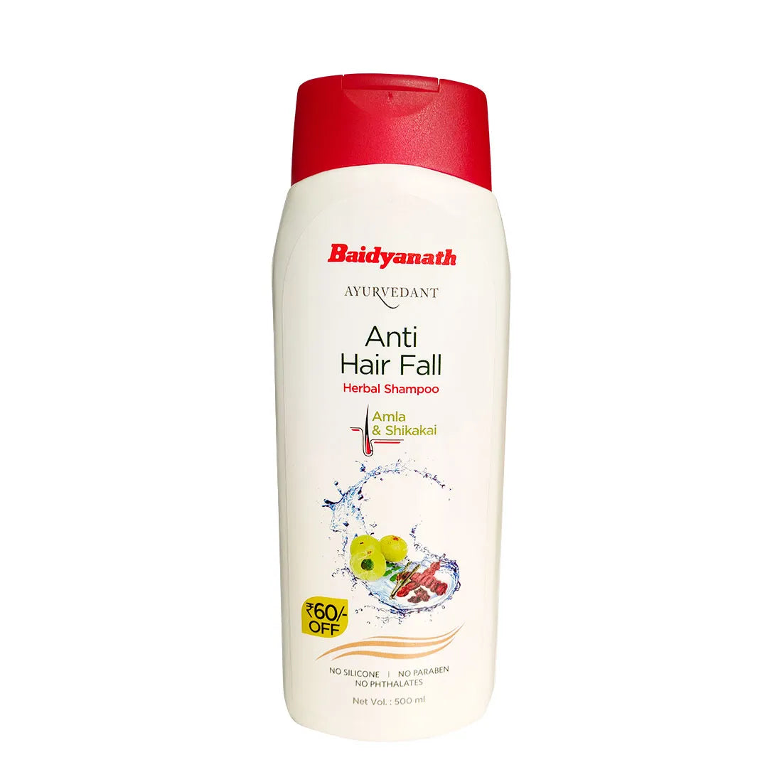 BAIDYANATH ANTI HAIR FALL HERBAL SHAMP(AMLA & SHI.) - Image 1