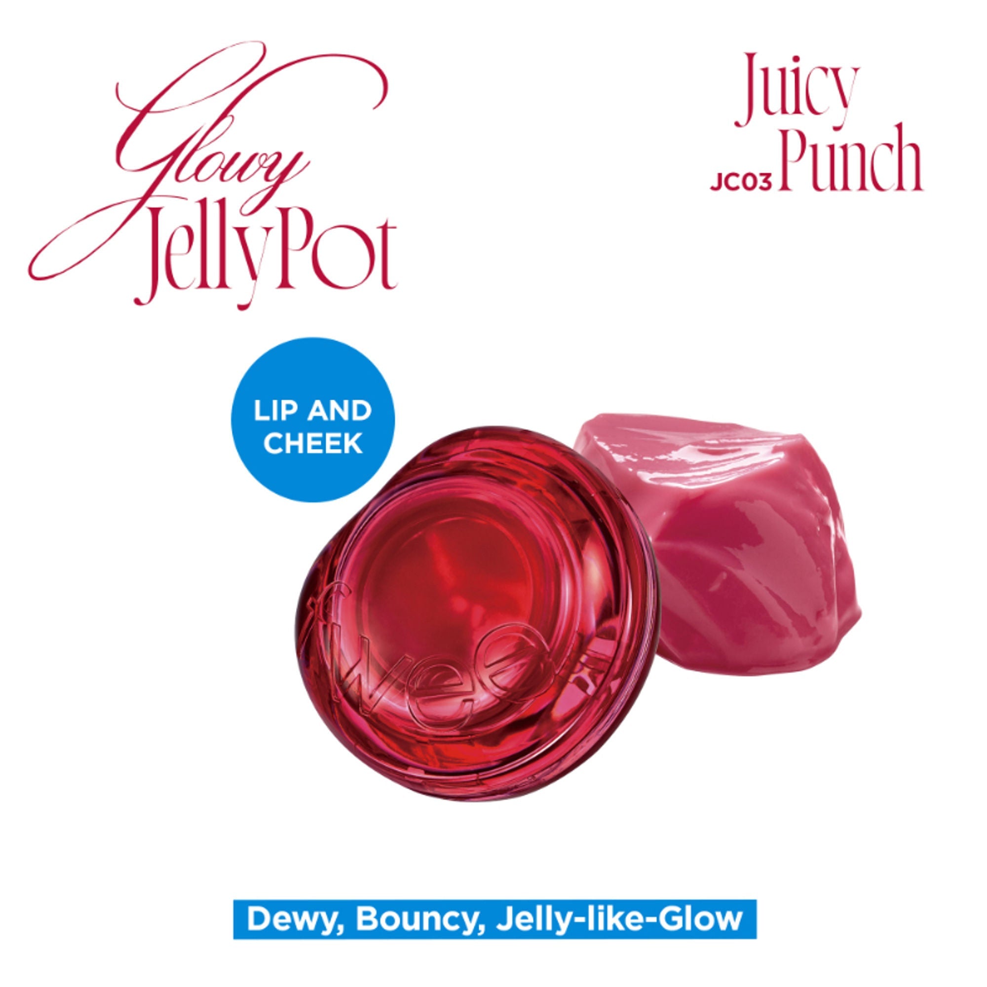 fwee Lip&Cheek Glowy Jelly Pot - JC03 Juicy Punch