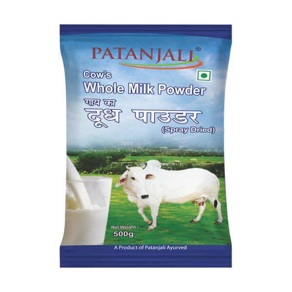 Patanjali Cow's Whole Milk Powder (500 gm)