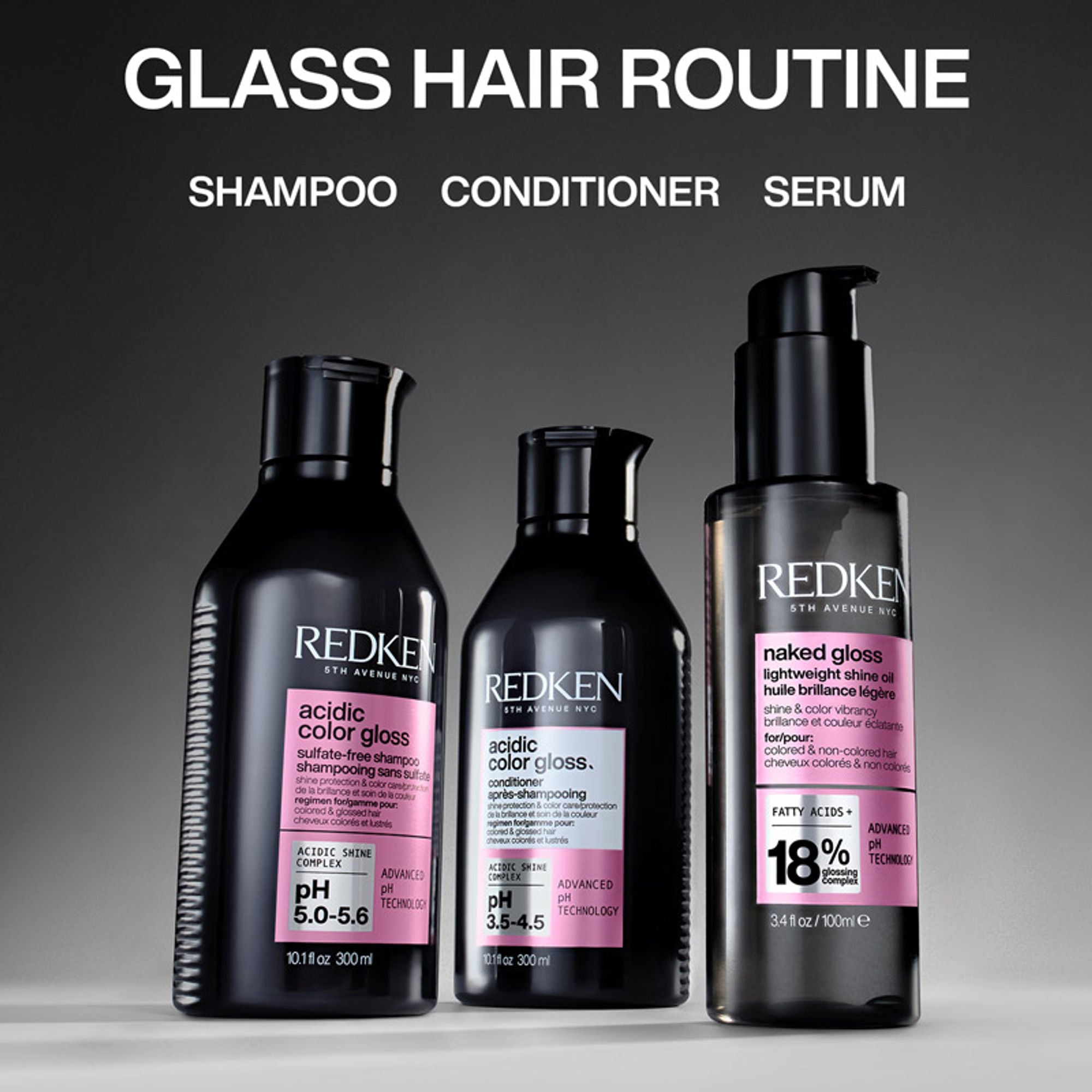 Redken Naked Gloss Lightweight Hair Serum. Adds Shine, Controls Frizz & Protects from Heat Damage