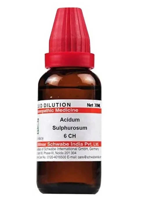 Dr. Willmar Schwabe India Acidum Sulphurosum Dilution