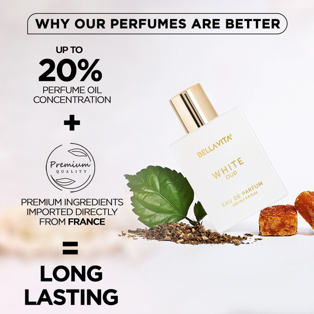 Bella Vita White-Oud Eau De Perfume For Men & Women