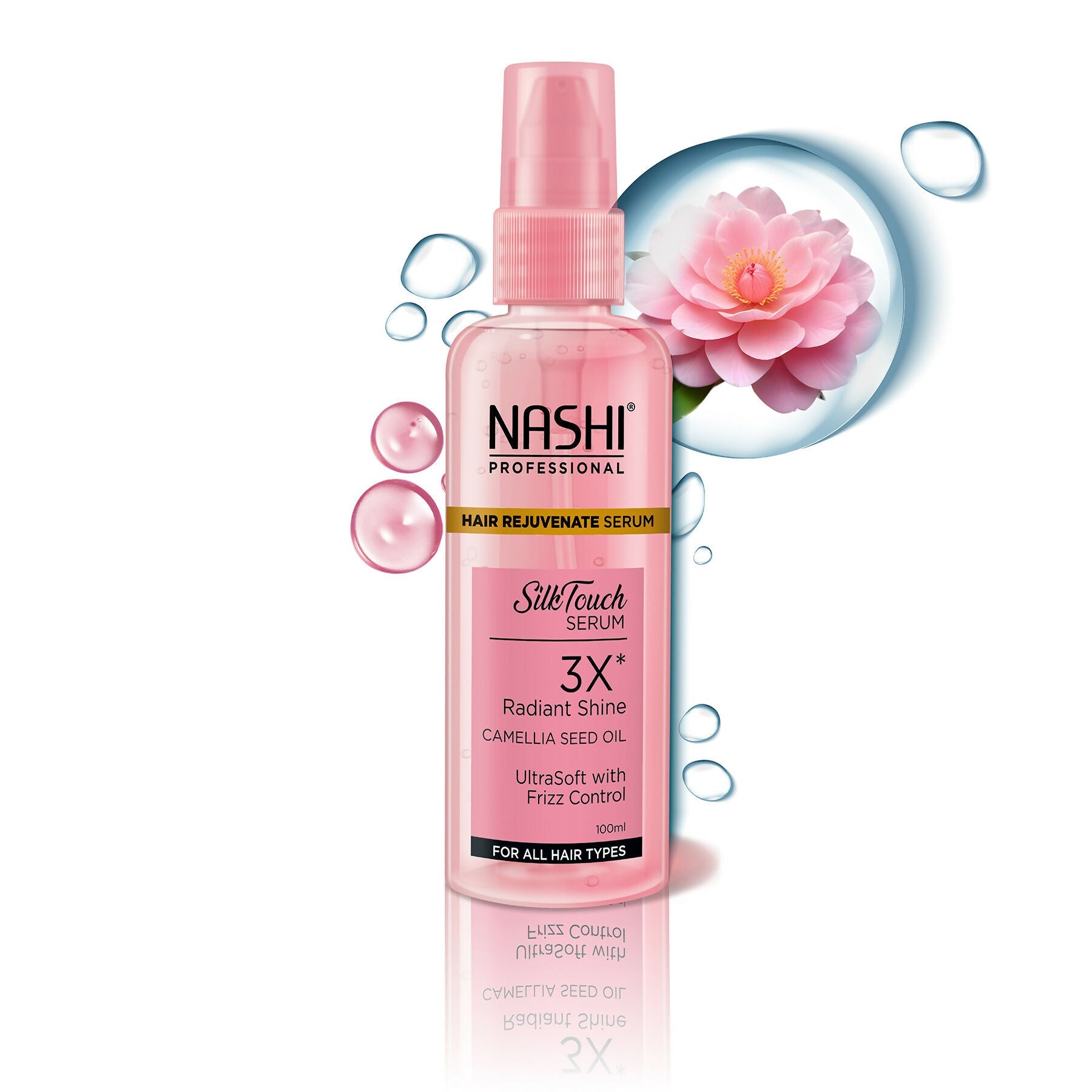 Nashi EverSilk Camellia Seed Oil Hair Serum for Men & Women