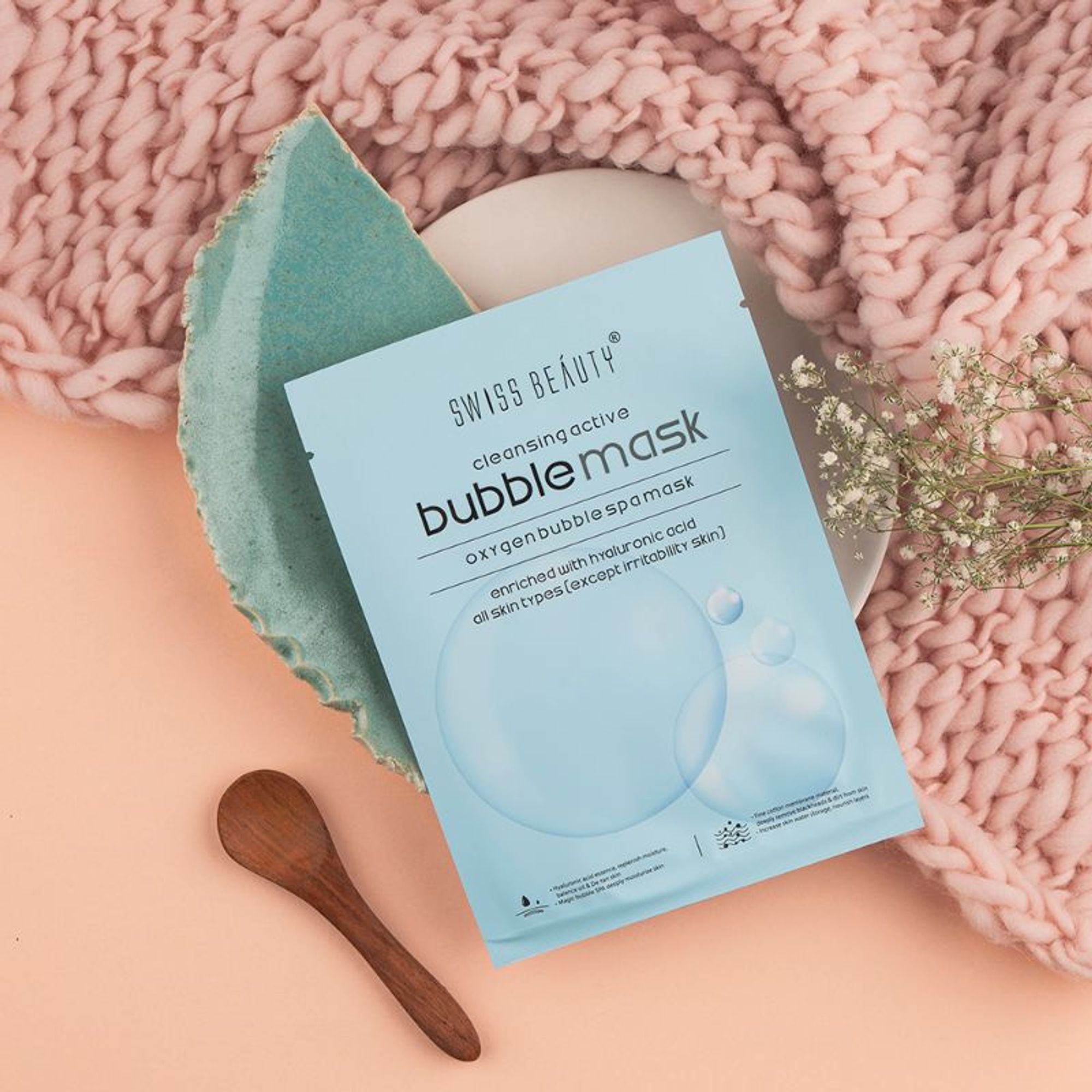 Swiss Beauty Cleansing Active Bubble Mask