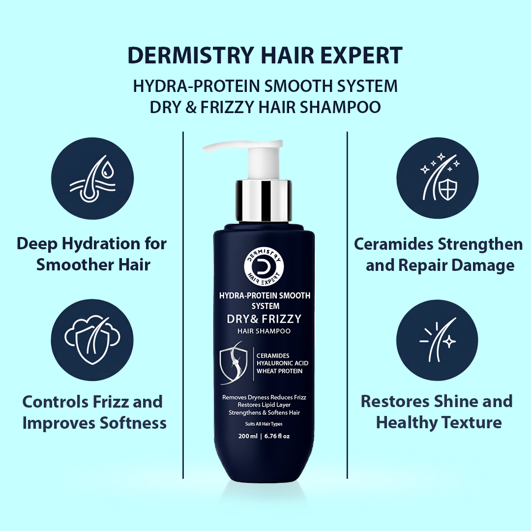 Dermistry Ceramides Hyaluronic Acid Protein Shampoo Mask & Serum
