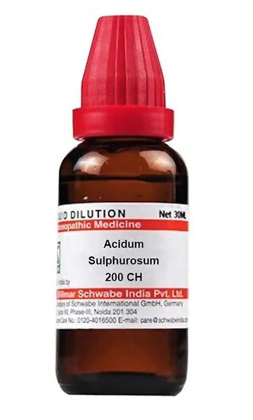 Dr. Willmar Schwabe India Acidum Sulphurosum Dilution