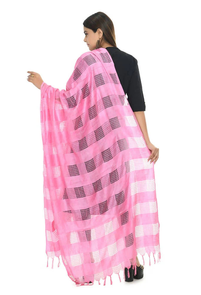 Mominos Fashion Baby Pink Window Dupatta