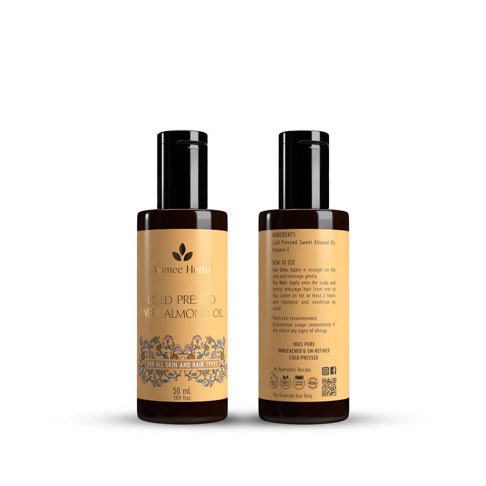 Avimee Herbal Cold Pressed Sweet Almond Oil