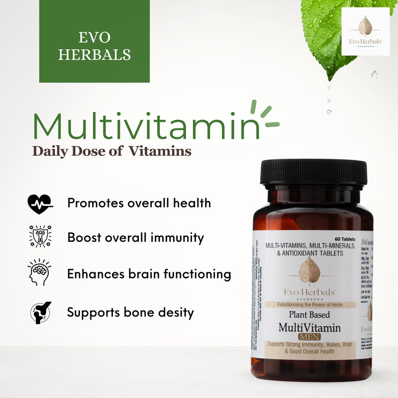 Plant Based Multivitamin Tablets for Men Benefits