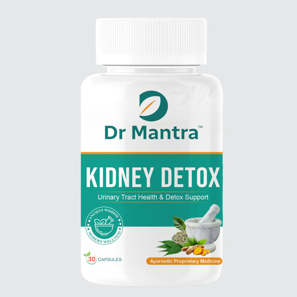 Dr Mantra Kidney Detox Capsules for Kidney Detox & Overall Kidney Health| 30 Capsules