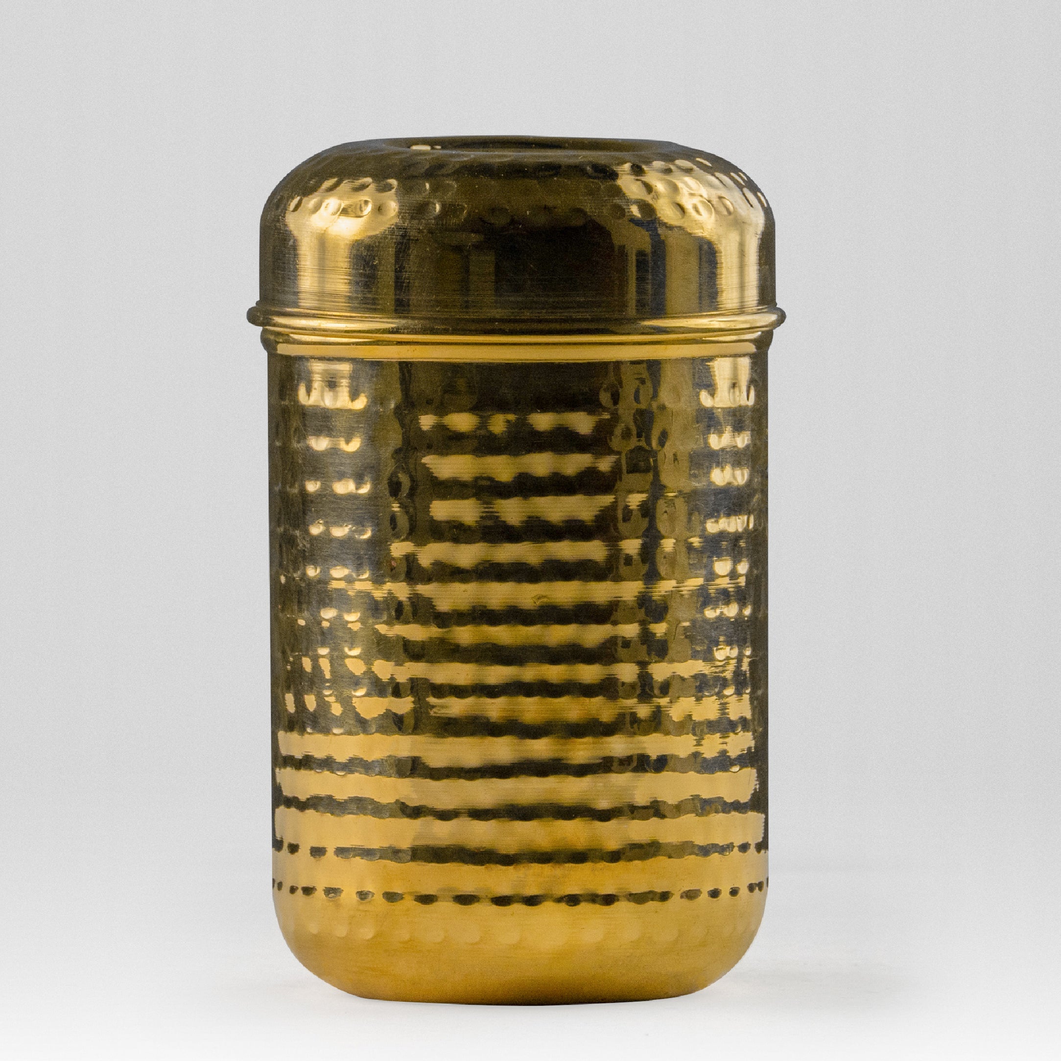 Health Smith Brass Dabba for Storage | Pure Brass Jar/Container | Multipurpose Dabba (Small)